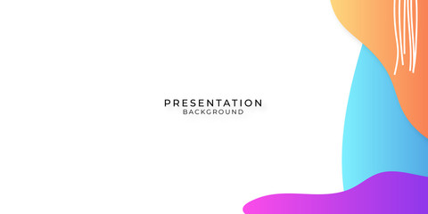 Modern liquid abstract element shape memphis style design fluid vector colorful illustration. Banner simple shape template for presentation, flyer, brochure isolated on white background. Memphi 