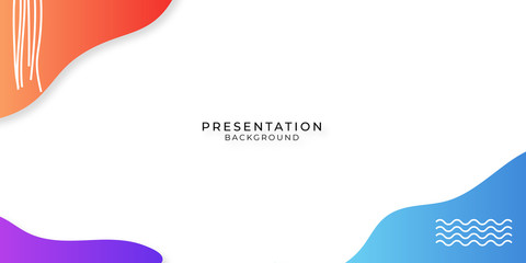 Modern liquid abstract element shape memphis style design fluid vector colorful illustration. Banner simple shape template for presentation, flyer, brochure isolated on white background. Memphi 