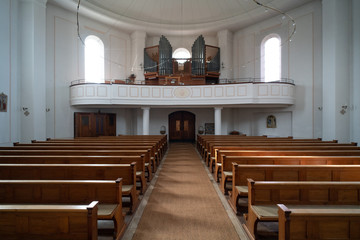 Inside a bavarian church