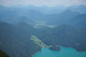 Walchsensee Herzogstand Jachenau Bayern