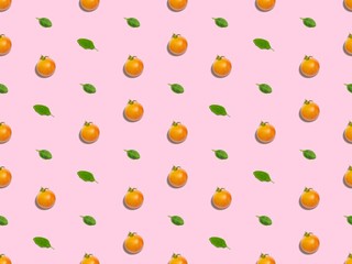 Bright colors of seamless pattern with leaf and season.