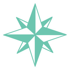 tattoo style icon of a star