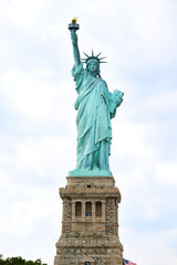 Statue of Liberty in New York City, USA. American symbol of freedom, NYC.