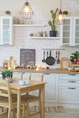 Provence style kitchen interior