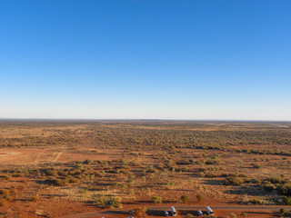View at the Outback from Uluru (Ayers Rock) Uluru-Kata Tjuta National Park Northern Territory Australia
