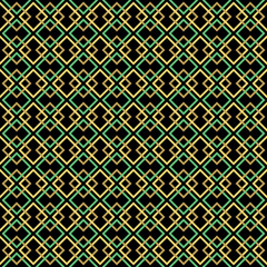 Art deco pattern, vintage wallpaper pattern. Geometric decorative texture. Vintage art deco vector design background.