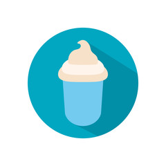 Isolated ice cream flat style icon vector design