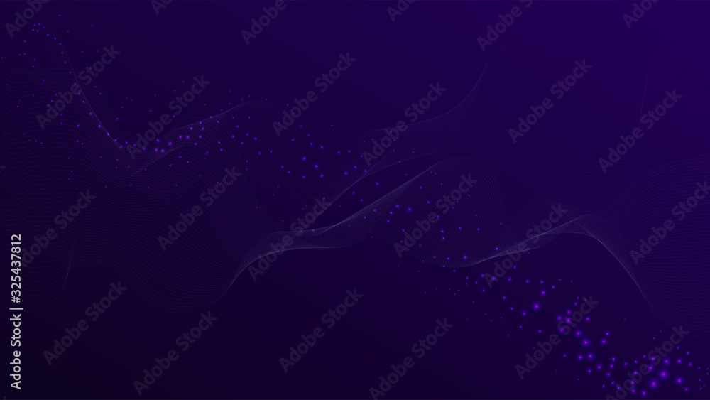 Poster modern color blue abstract background. template design. blue wave abstract shape. brochure design. d