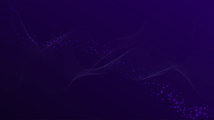 Modern color blue abstract background. Template design. Blue wave abstract shape. Brochure design. Dark background.