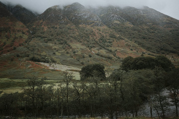 valley in the mountains