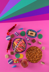 Typical Mexican Candy, Variety of Candies from Mexico.