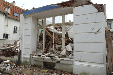 Maison en démolition
