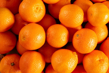 Fresh Juicy Orange Tangerines Fruits