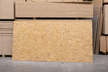 Wooden background. Chipboard. Building Materials. Carpenter's materials