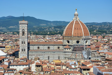 Fototapeta premium The cathedral Santa Maria del Fiore in Florence