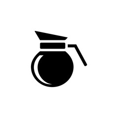 coffee pot icon vector