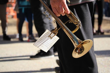 Fototapeta premium musique trompette