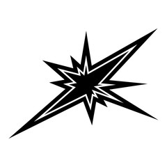 Obraz premium comic flash graphic icon illustration