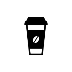 coffee paper cup icon vector