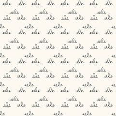 Seamless vector geometric pattern with abstract hand drawn curl design element in triangle figure