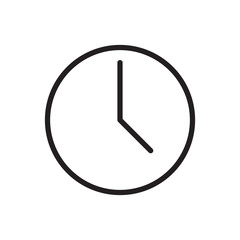 clock icon vector