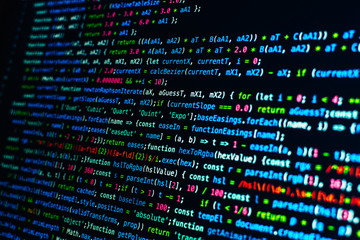 Programa en JavaScript con colores