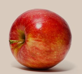 Isolated red apple HD fruit