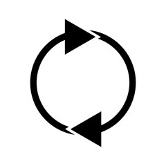 circle arrow icon vector