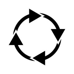 circle arrow icon vector