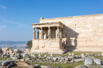 Obraz premium Pandroseion, the sanctuary dedicated to Pandrosus on the Acropolis of Athens