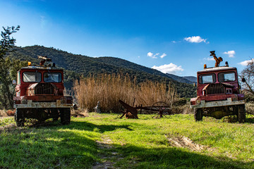 Obraz premium Camion de pompier, Aéroport de La Môle, Golfe de Saint-Tropez