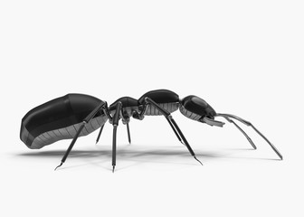 Mechanical ant. 3d Render, vray render+ pbr material  