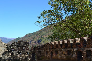 ruins of an ancient fortress