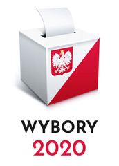 Wybory - urna wyborcza - Polska  - obrazy, fototapety, plakaty