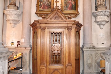 Eglise Saint Maimboeuf à Montbéliard ouverte en 1875 - ville de Montbéliard - Département du...