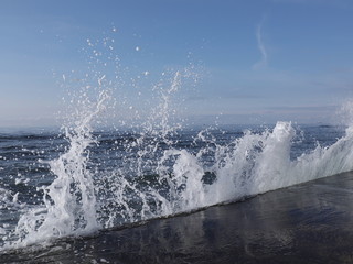 wave on the beach