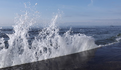 wave on the beach