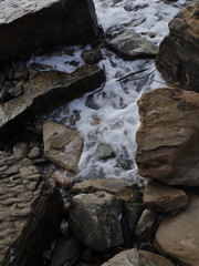 rocks in the water