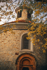 Rotunda of St. Martin in autumn II, Vysehrad, Prague, Czech Republic