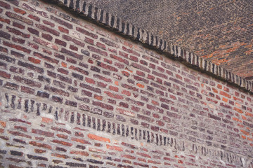 Texture of brick wall III, Prague, Czech Republic