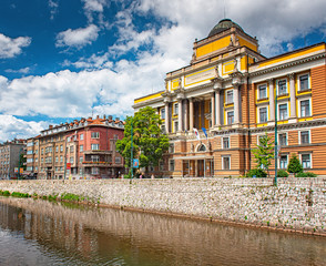 Houses in the old town of Sarajevo