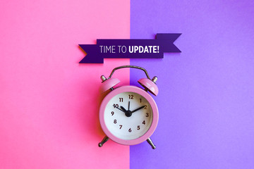 Time to update concept with alarm clock.