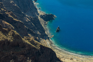 Mirador de Isora in El Hierro Island. Spectacular views from the point above the clouds. Canary islands, Spain Canary, Spain