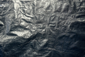 Crumpled steel foil