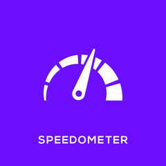 Speedometer measurement vector icon. Meter icon. Gauge vector symbol. Dashboard, Download, Tachometer vector illustration 