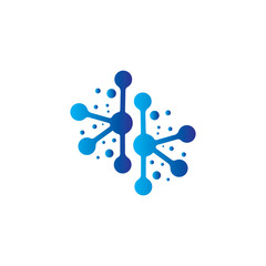 Molecule vector illustration design