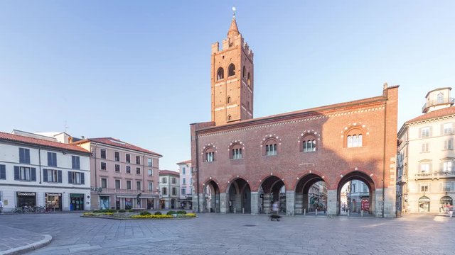Sunset Monza Time lapse - Arengario