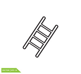 Stair icon vector logo template