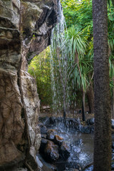 unusual landscape in an ecopark in argentina