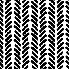 Abstract hand drawn seamless pattern. Ink mark.